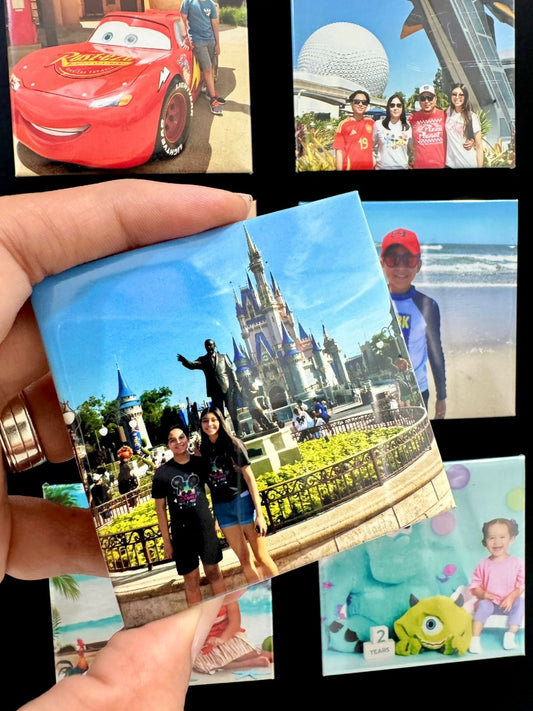 Foto imanes personalizados 6.5cm x 6.5cm