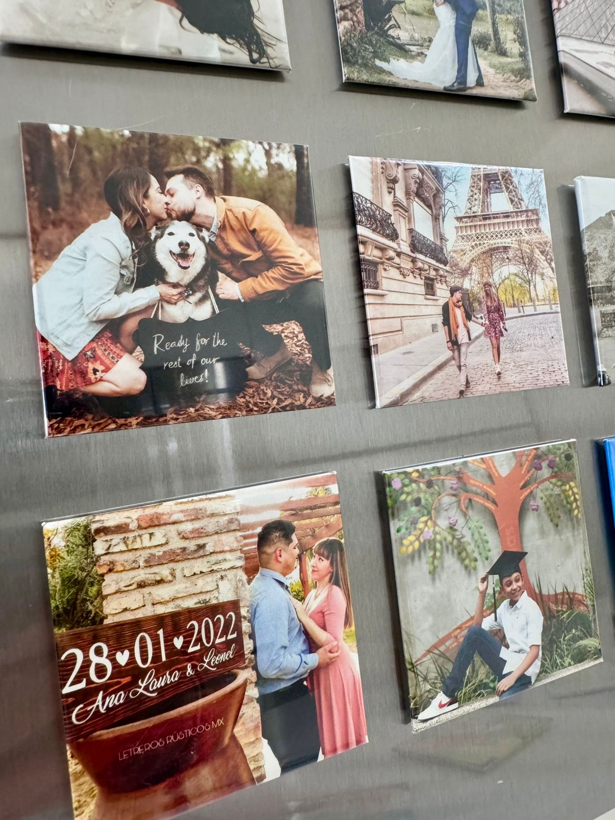 Foto imanes personalizados 6.5cm x 6.5cm