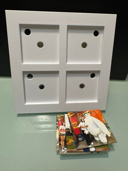 Paquete Marco + 4 Foto Imanes Personalizados (5cm x 5cm)