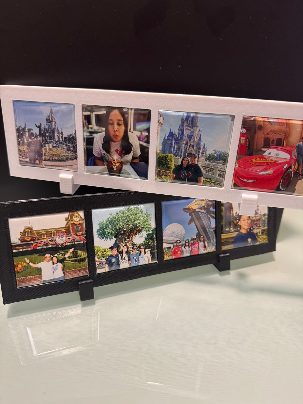 Paquete Marco + 4 Foto Imanes Personalizados (5cm x 5cm)