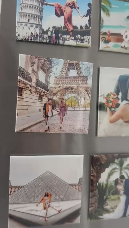 Foto imanes personalizados 6.5cm x 6.5cm